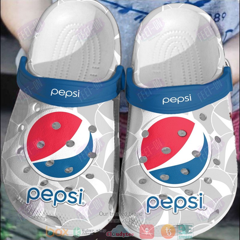 Pepsi_White_Crocband_Crocs_Clog_Shoes