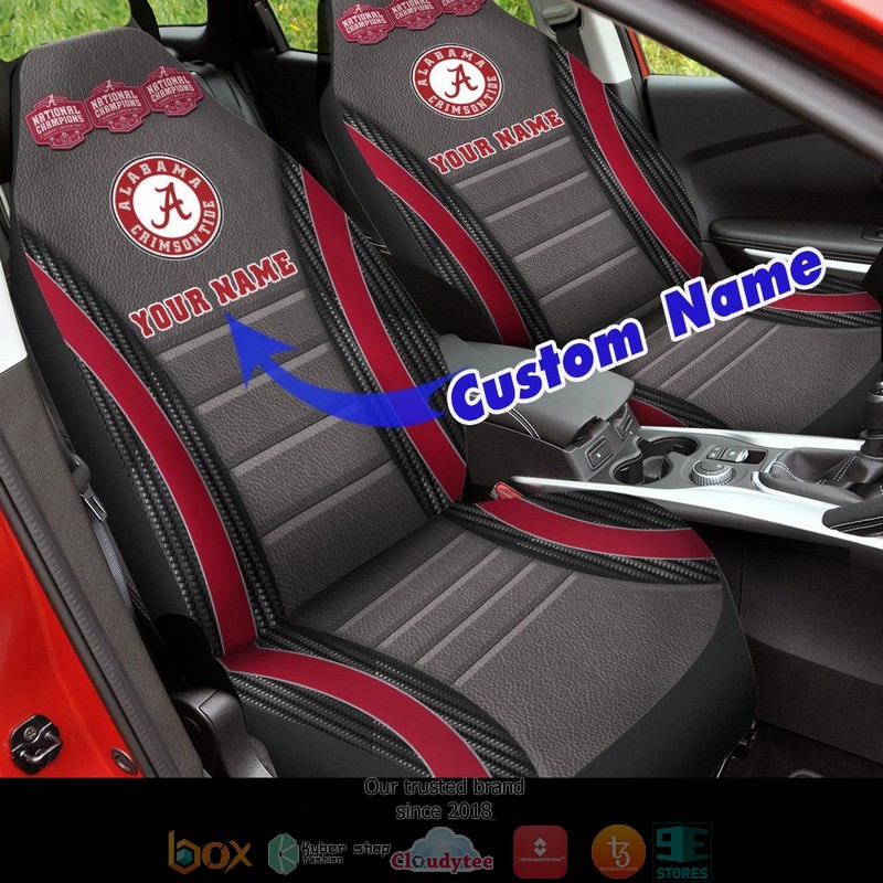Personalized_Alabama_Crimson_Tide_NCAA_Custom_grey_Car_Seat_Covers_1