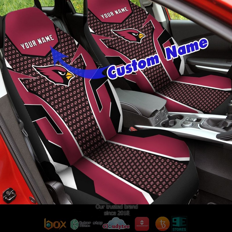 Personalized_Arizona_Cardinals_NFL_Custom_white_red_Car_Seat_Covers_1