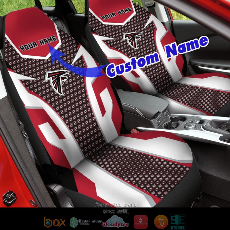 Personalized_Atlanta_Falcons_Red_Black_Car_Seat_Covers_1