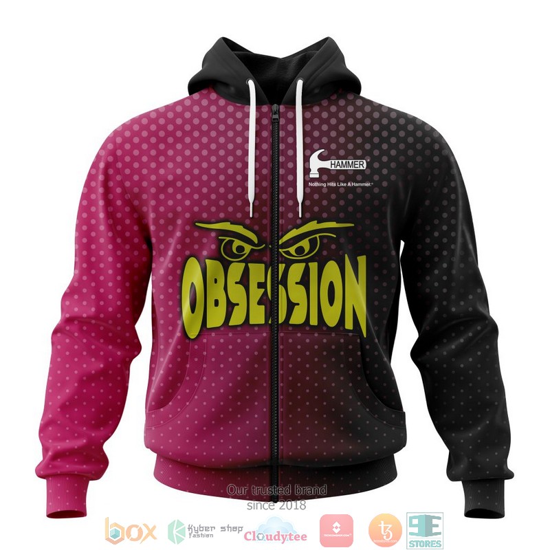 Personalized_Hammer_Obsession_Tour_Bowling_custom_black_pink_3D_Shirt_Hoodie_1