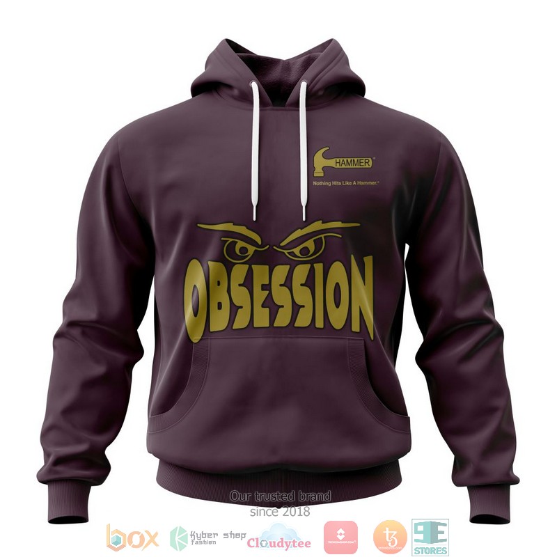 Personalized_Hammer_Obsession_Tour_Bowling_custom_dark_brown_3D_Shirt_Hoodie