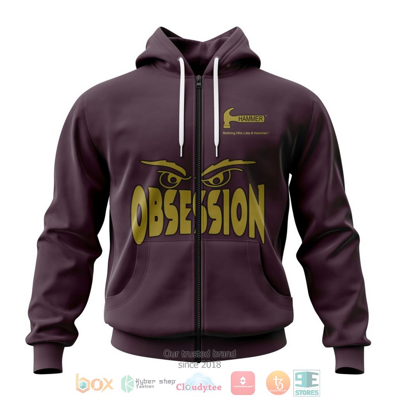 Personalized_Hammer_Obsession_Tour_Bowling_custom_dark_brown_3D_Shirt_Hoodie_1