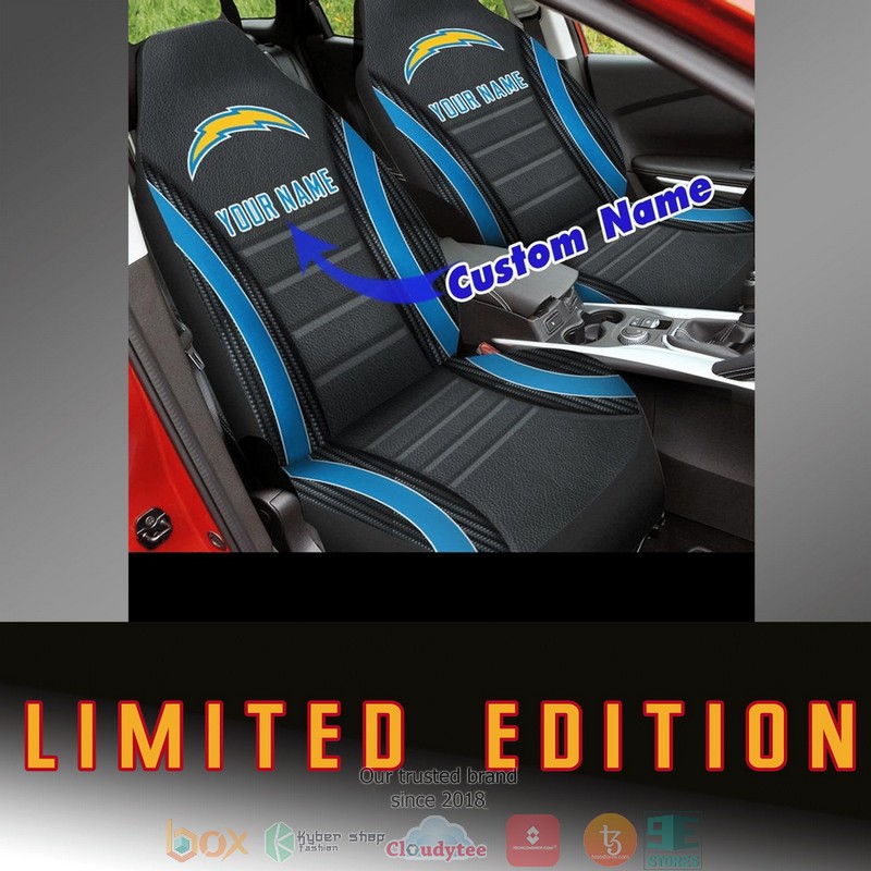Personalized_Los_Angeles_Chargers_Car_Seat_Covers
