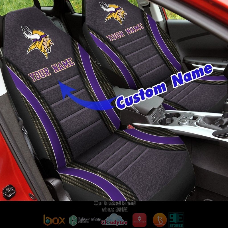 Personalized_Minnesota_Vikings_NFL_Custom_Car_Seat_Covers