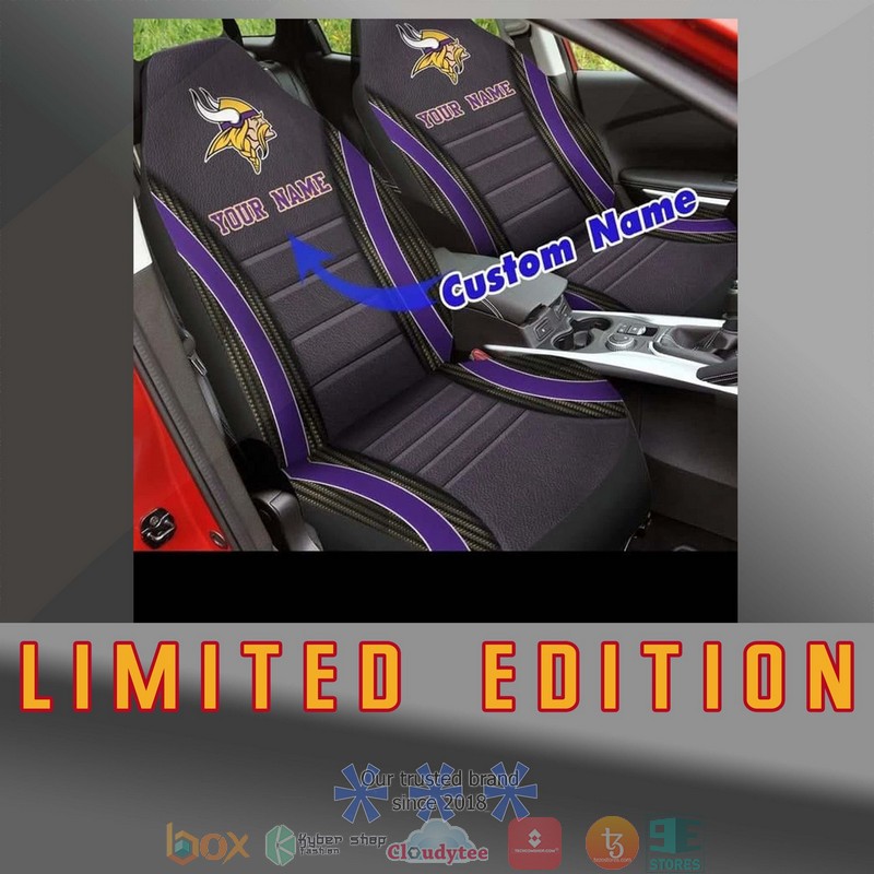Personalized_Minnesota_Vikings_NFL_Custom_Car_Seat_Covers_1