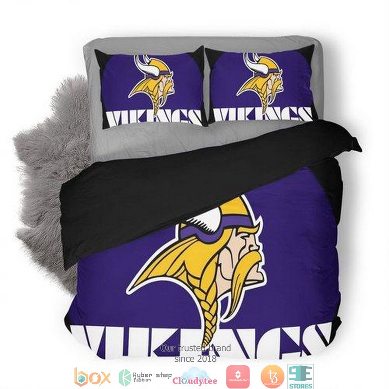 Personalized_NFL_Minnesota_Vikings_Duvet_Cover_Bedroom_Set
