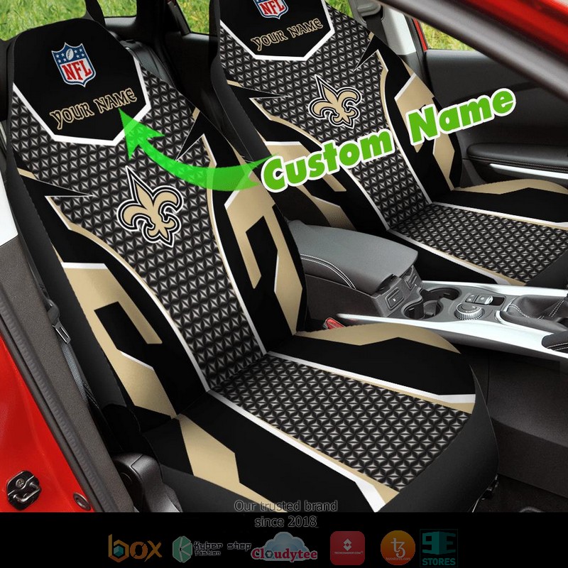 Personalized_New_Orleans_Saints_NFL_Custom_Car_Seat_Covers_1