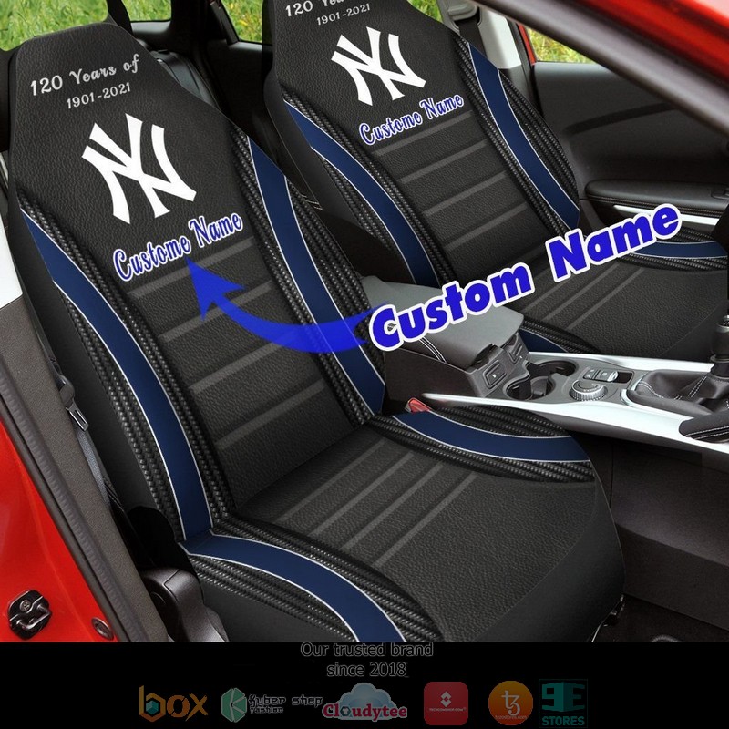 Personalized_New_York_Yankees_120_years_of_1901_-_2021_Car_Seat_Covers