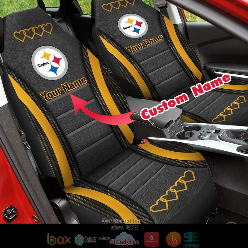 Personalized_Pittsburgh_Steelers_NFL_heart_Custom_Car_Seat_Covers