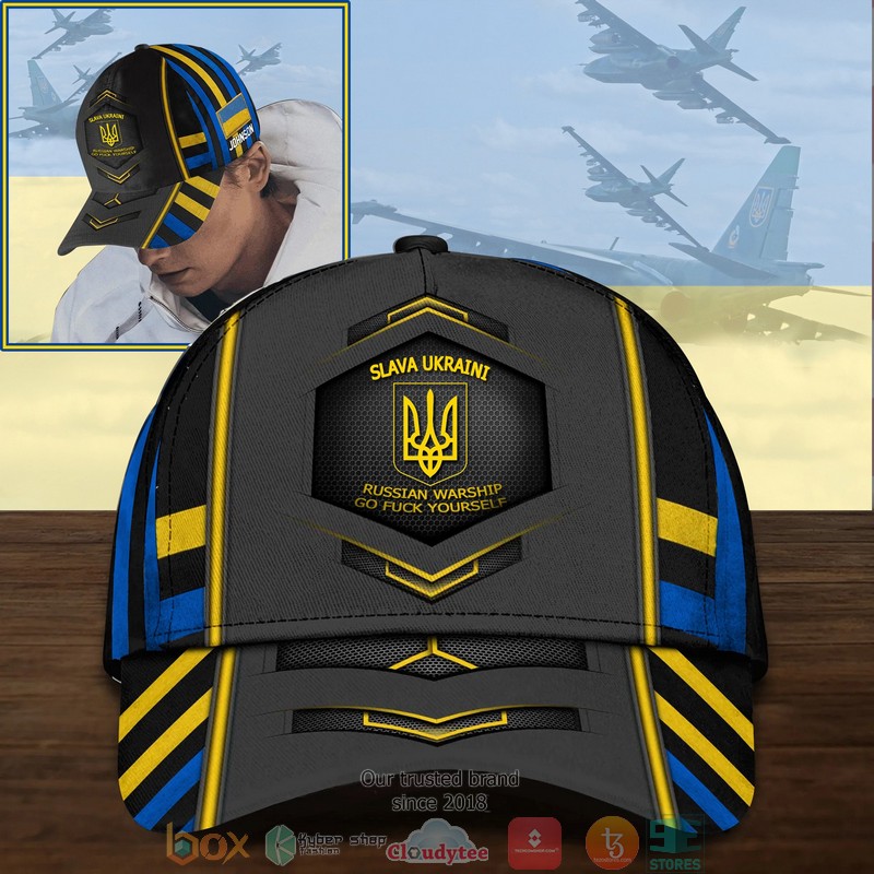 Personalized_Slava_Ukraini_Russian_Warship_Go_Fuck_Yourself_Cap