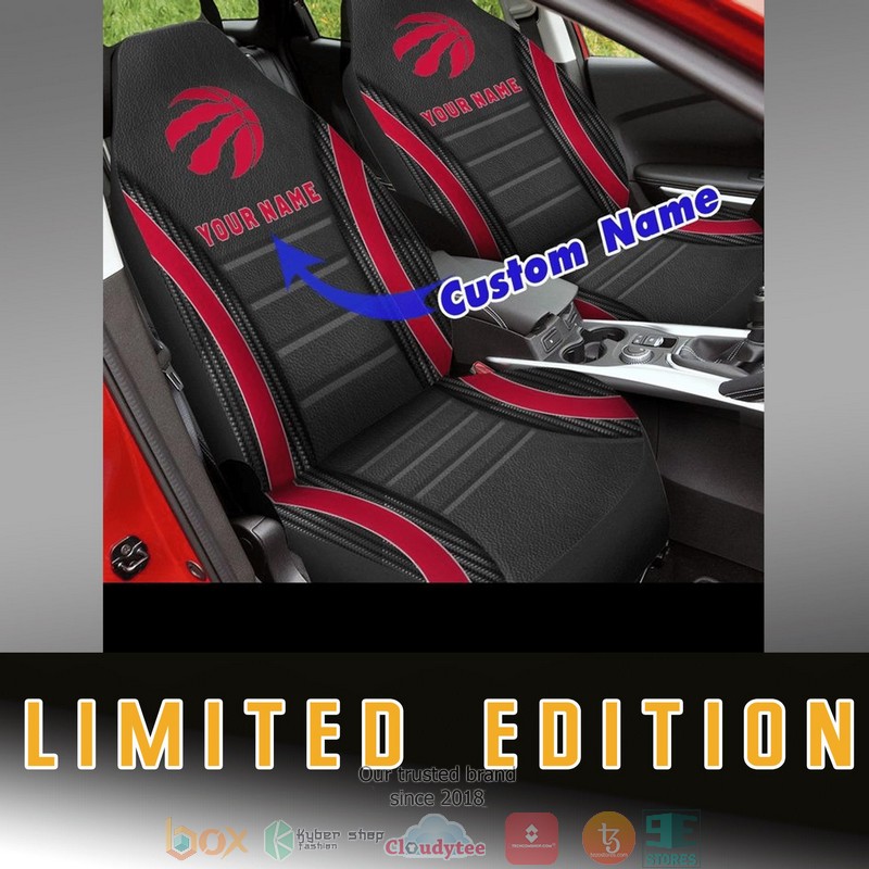 Personalized_Toronto_Raptors_red_black_Car_Seat_Covers