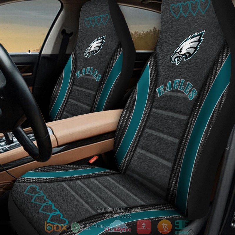Philadelphia_Eagles_NFL_logo_midnight_green_Car_Seat_Covers_1