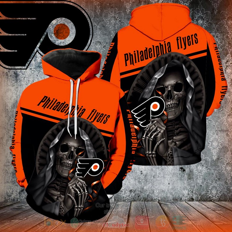Philadelphia_Flyers_NHL_Skull_New_3D_Hoodie