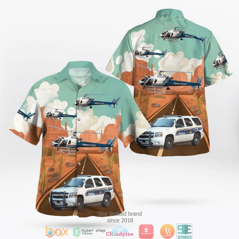 Phoenix_Arizona_Phoenix_Police_Department_Chevrolet_Tahoe_And_Eurocopter_AS350_B3_Helicopter_3D_Hawaii_Shirt