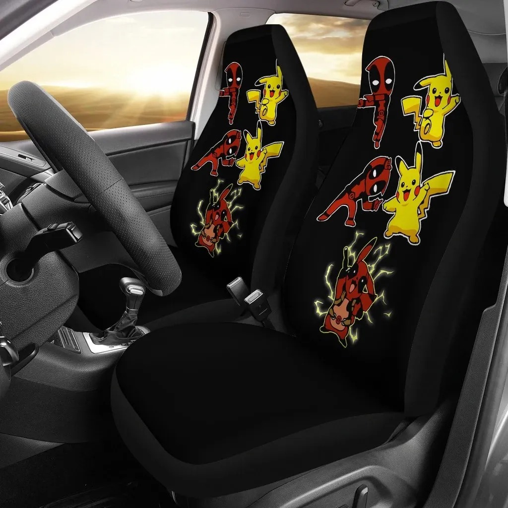 Pikachu-X-Deadpool-Car-Seat-Covers