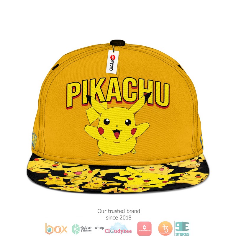 Pikachu_Pokemon_Anime_Gift_For_Otaku_Snapback_hat