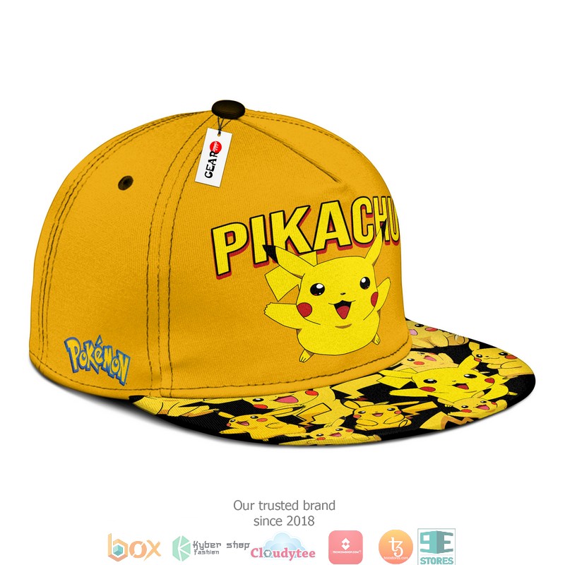 Pikachu_Pokemon_Anime_Gift_For_Otaku_Snapback_hat_1