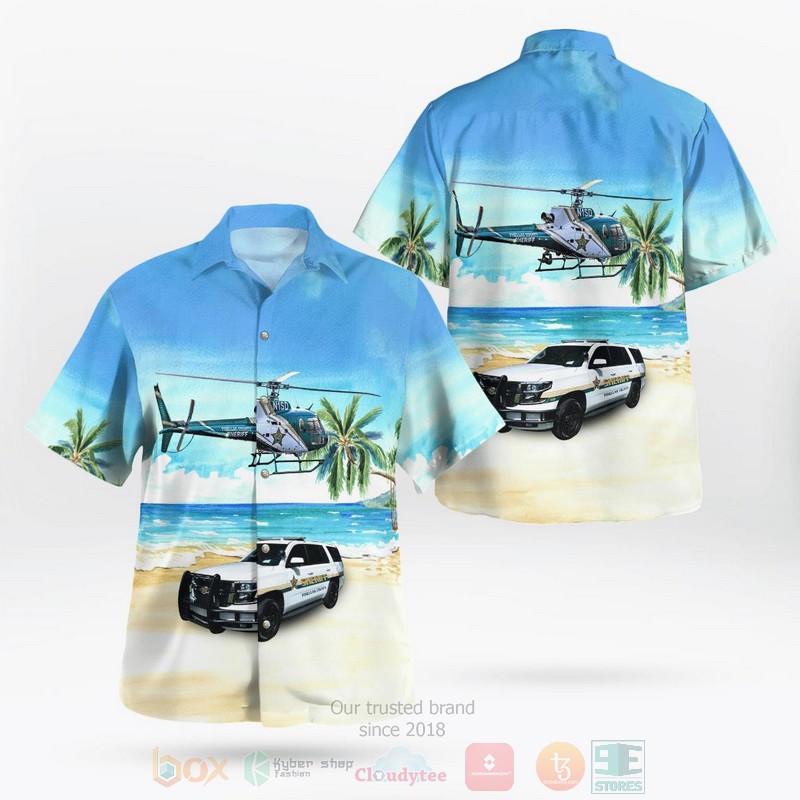 Pinellas_County_Florida_Pinellas_County_office_Chevy_Tahoe_And_Helicopter_Hawaiian_Shirt