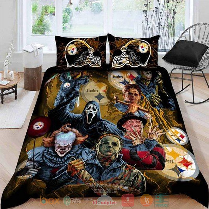 Pittsburgh_Steelers_Horror_Characters_Bedding_Set