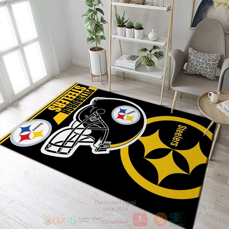 Pittsburgh_Steelers_NFL_Team_Logo_Helmet_Area_Rugs_1