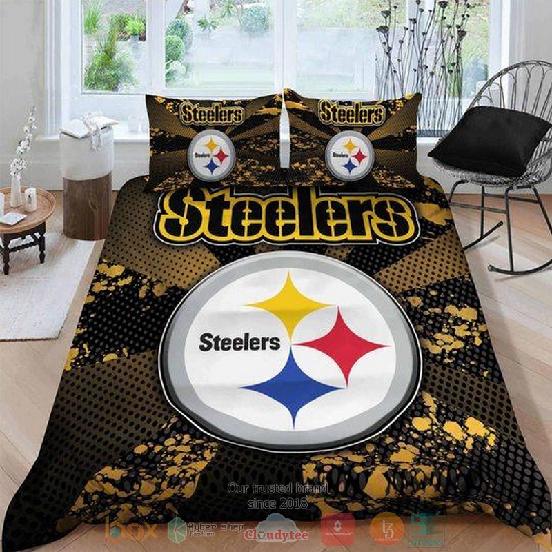 Pittsburgh_Steelers_NFL_logo_yellow_black_Bedding_Set