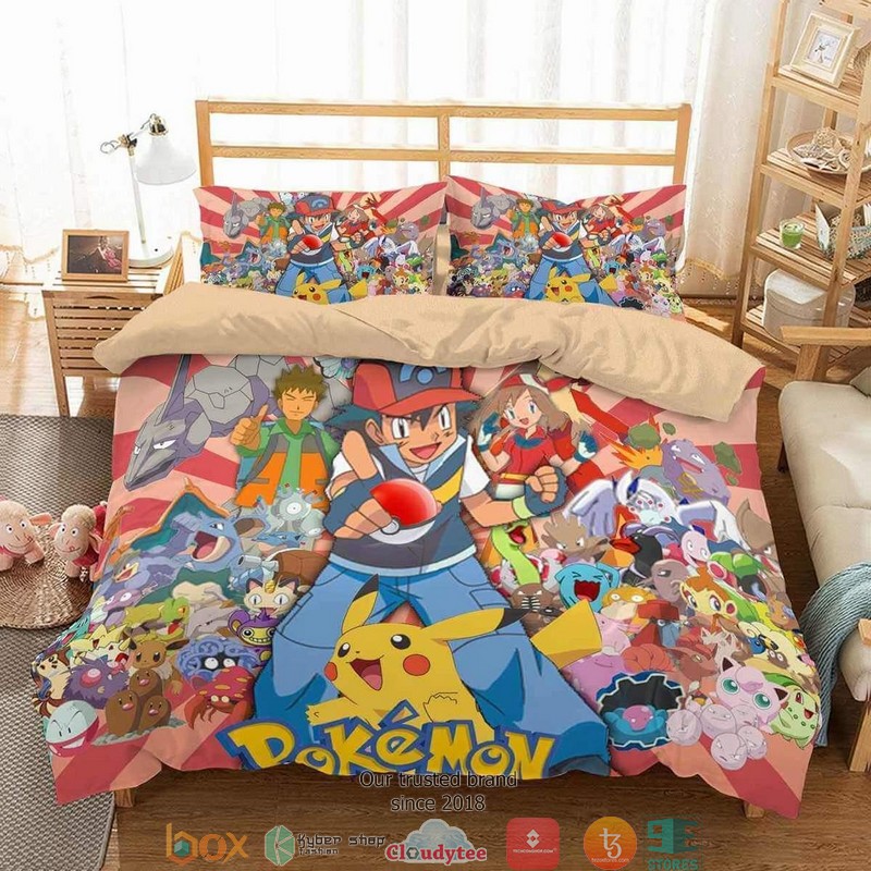 Pokemon_Characters_Duvet_Cover_Bedroom_Set