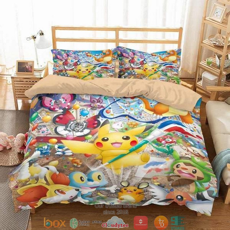 Pokemon_Pikachu_and_friends_Duvet_Cover_Bedroom_Set
