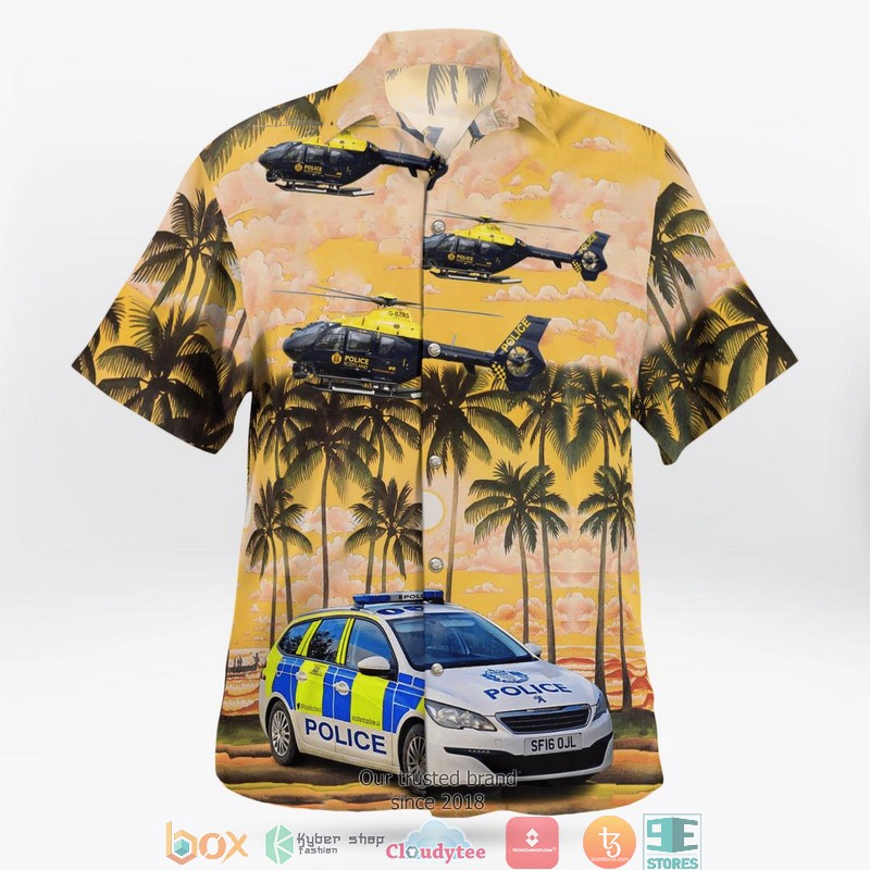 Police_Service_Of_Scotland_Peugeot_308_And_H135_Helicopter_3D_Hawaii_Shirt_1