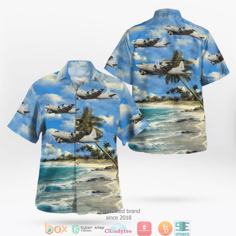 Portuguese_Air_Force_Lockheed_P-3C_Orion_3D_Hawaii_Shirt