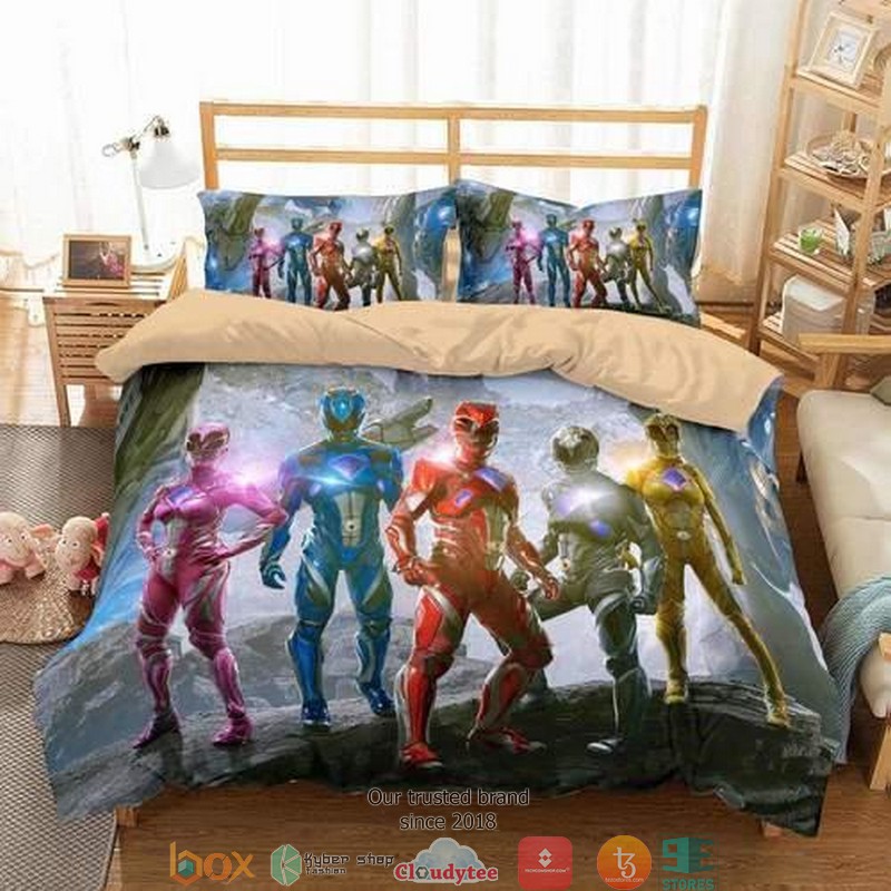 Power_Rangers_characters_Duvet_Cover_Bedroom_Set