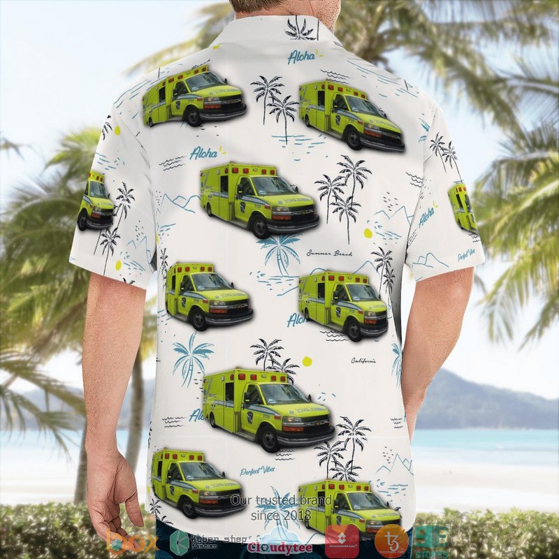 Quebec_Canada_Urgences-sante_Paramedic_Hawaii_3D_Shirt_1