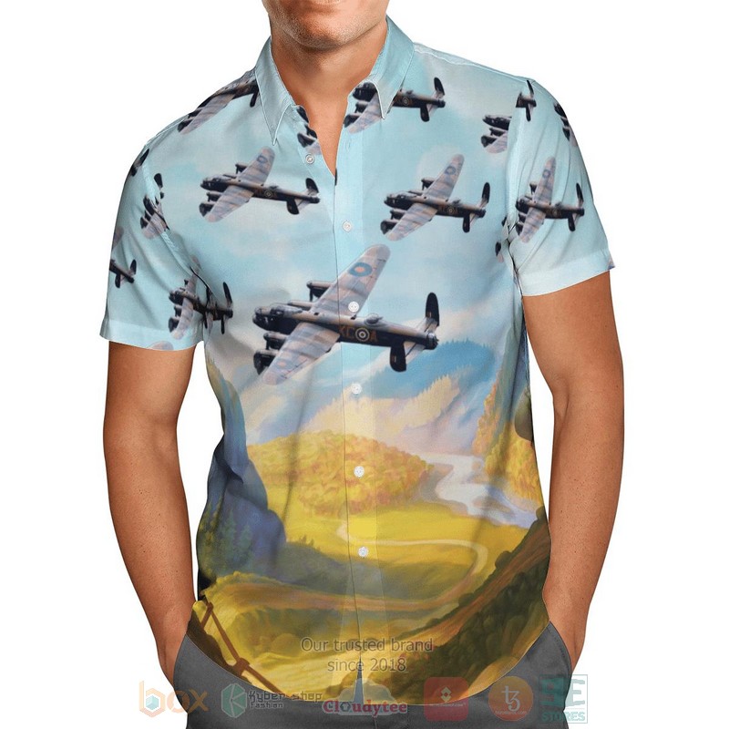 RAF_Avro_Lancaster_B1_Hawaiian_Shirt_1