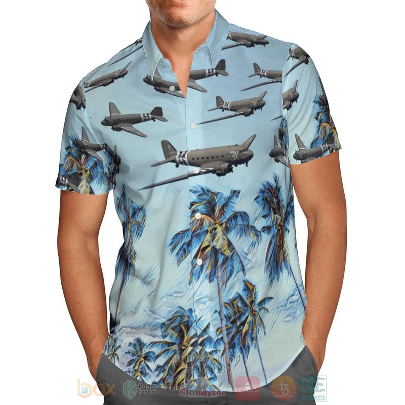 RAF_DC3_Skytrain-Dakota_Hawaiian_Shirt_1
