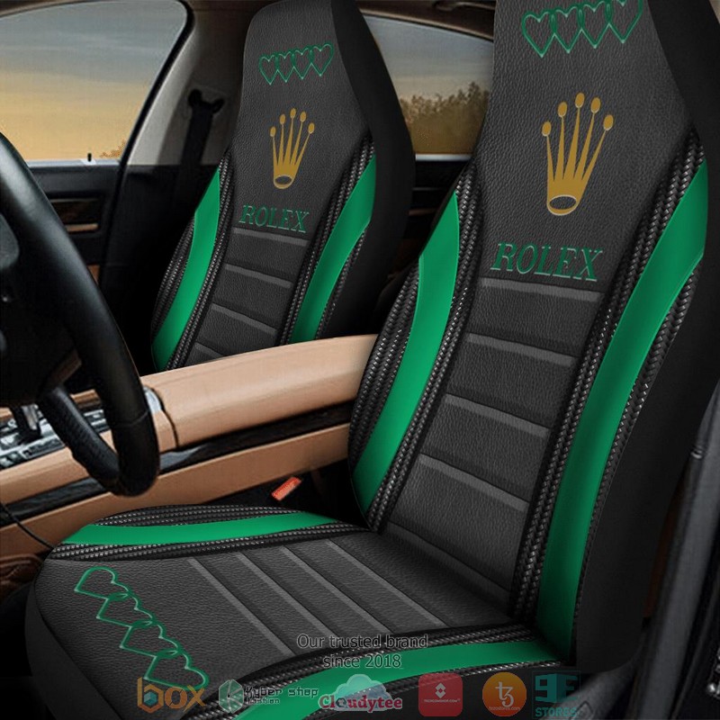 ROLEX_Grey_Green_Car_Seat_Covers_1
