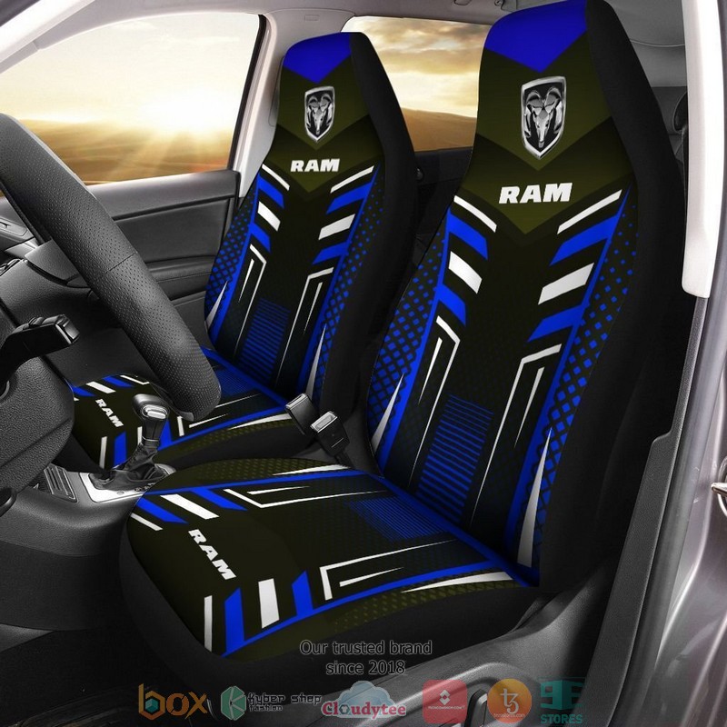 Ram_Dodge_black_blue_Car_Seat_Covers