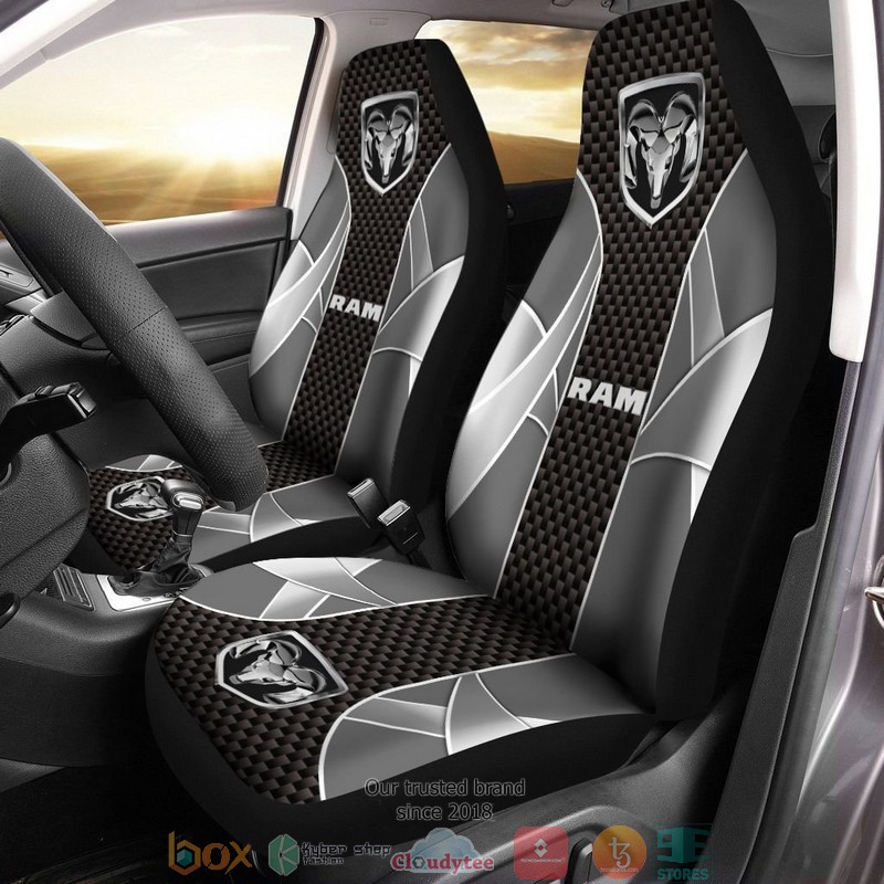Ram_Dodge_grey_black_Car_Seat_Covers