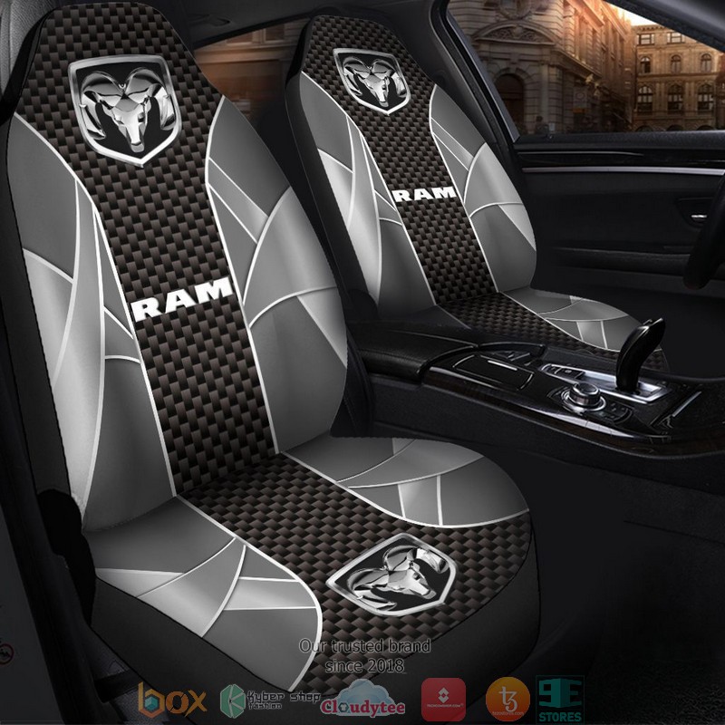 Ram_Dodge_grey_black_Car_Seat_Covers_1