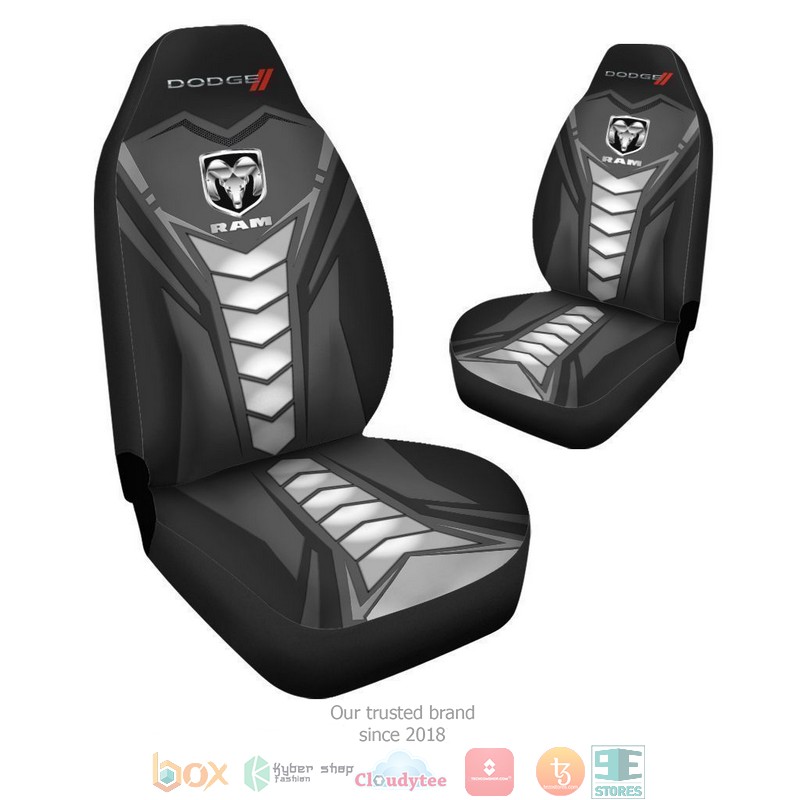 Ram_Dodge_logo_grey_Car_Seat_Covers_1