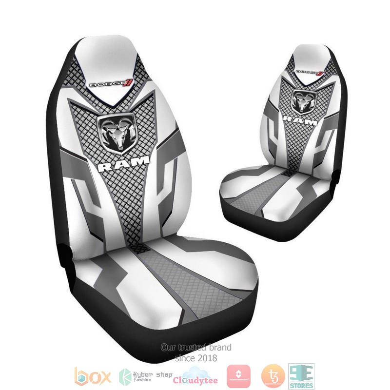 Ram_Dodge_white_grey_Car_Seat_Covers_1