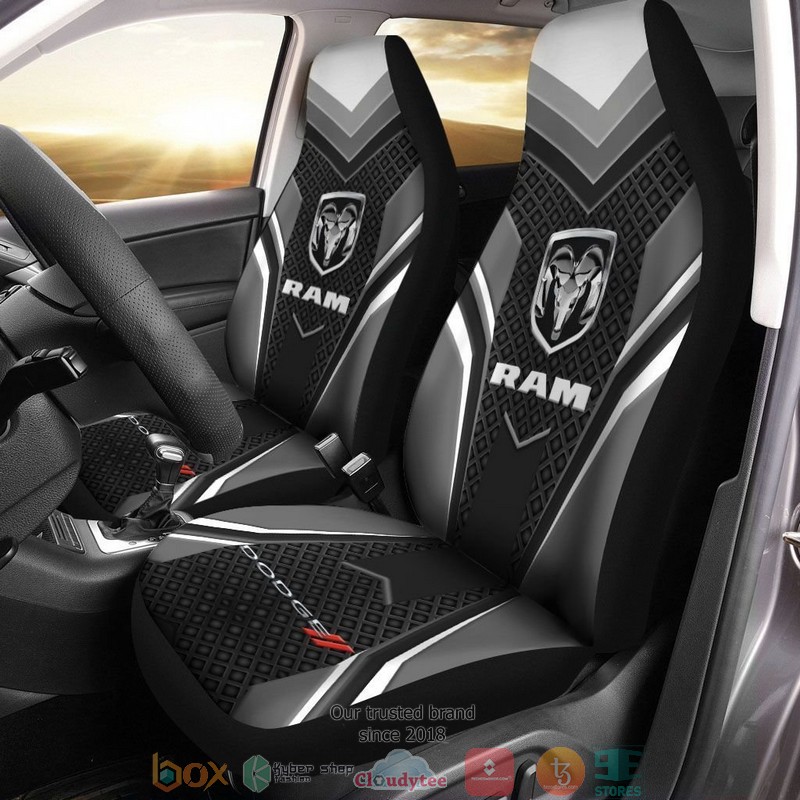 Ram_Truck_Black_Silver_Car_Seat_Covers