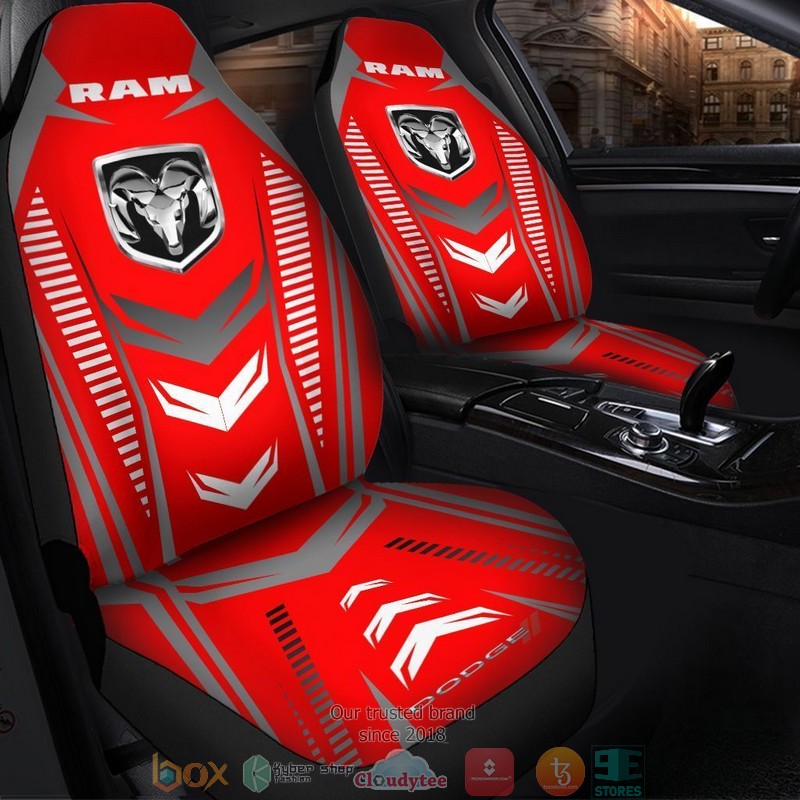 Ram_Truck_logo_white_red_Car_Seat_Covers_1