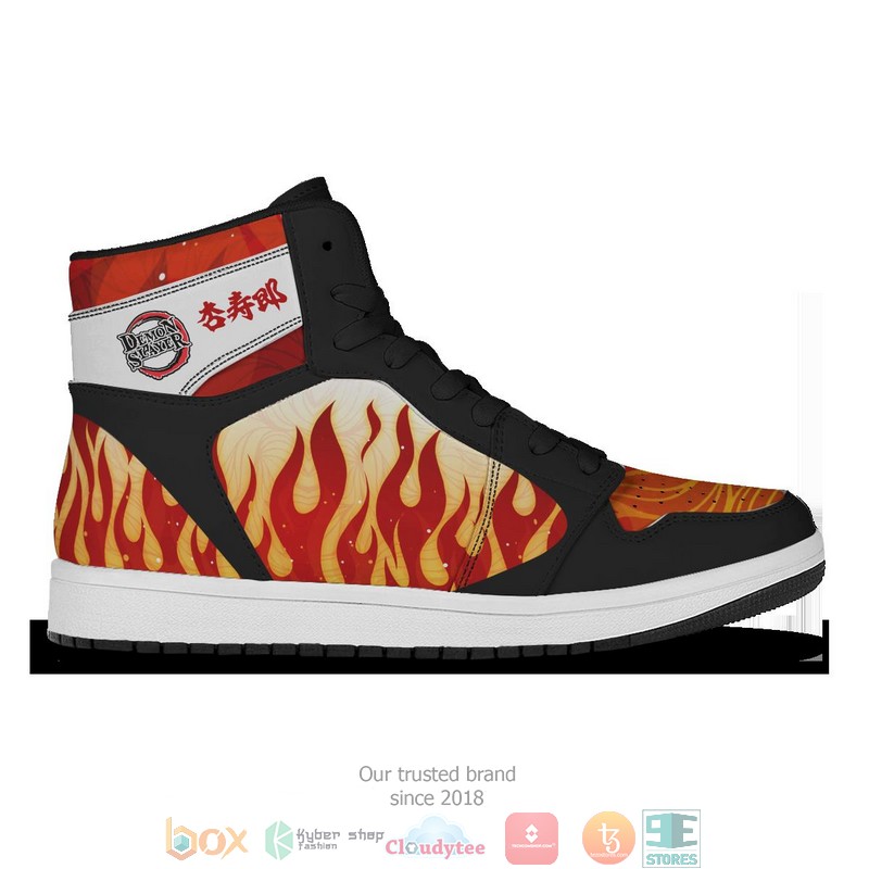 Rengoku_Fire_Skill_Air_Jordan_high_top_shoes_1