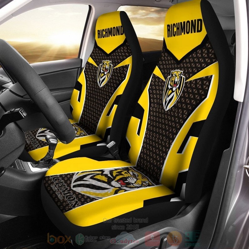 Richmond_Football_Club_Yellow-Black_Car_Seat_Cover
