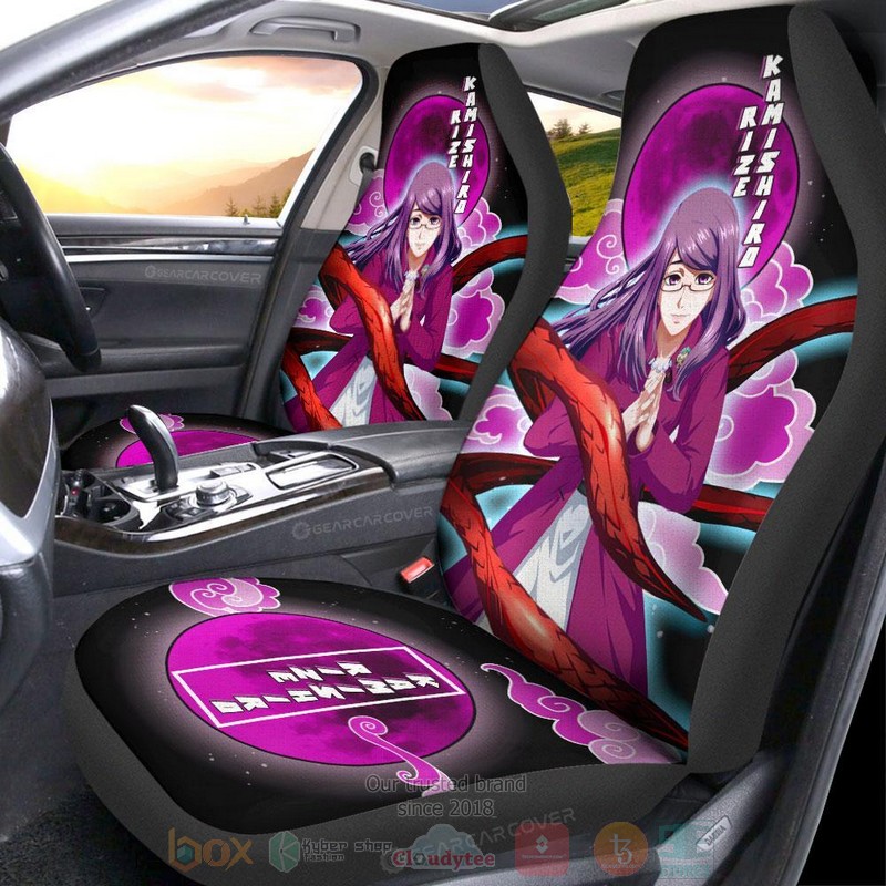 Rize_Kamishiro_Tokyo_Ghoul_Anime_Car_Seat_Cover_1