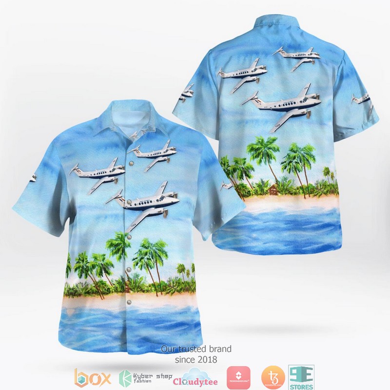 Royal_Air_Force_King_Air_B200_Of_No._45_Squadron_3D_Hawaii_Shirt