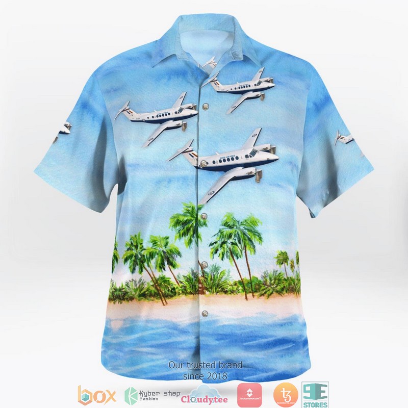 Royal_Air_Force_King_Air_B200_Of_No._45_Squadron_3D_Hawaii_Shirt_1