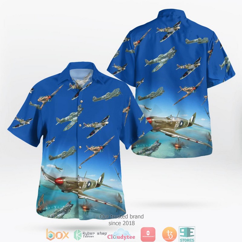 Royal_Air_Force_Supermarine_Spitfire_Hawaii_3D_Shirt
