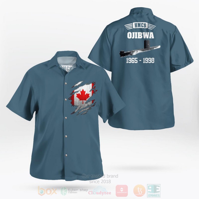 Royal_Canadian_Navy_HMCS_Ojibwa_Oberon-class_submarine_Hawaiian_Shirt