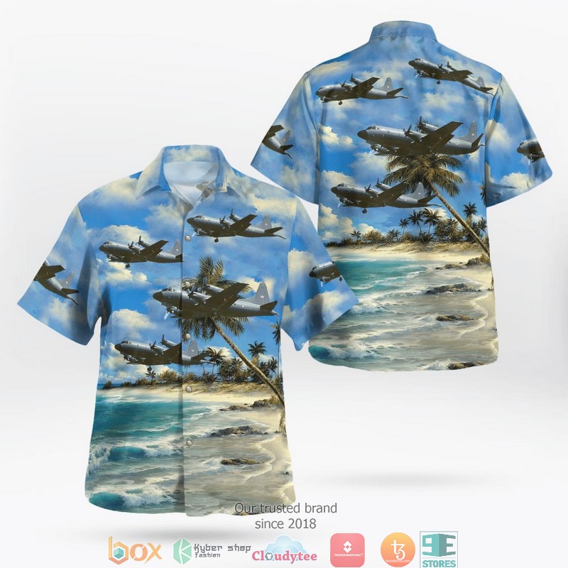 Royal_Norwegian_Air_Force_Lockheed_P-3B_Orion_3D_Hawaii_Shirt